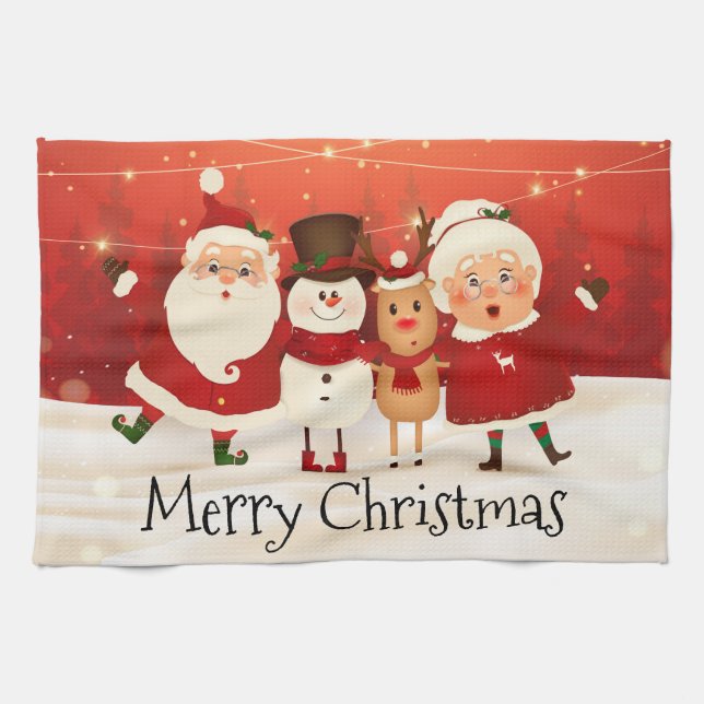 Merry Christmas Tea Towel (Horizontal)