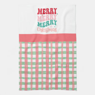 Merry Christmas Tea Towel