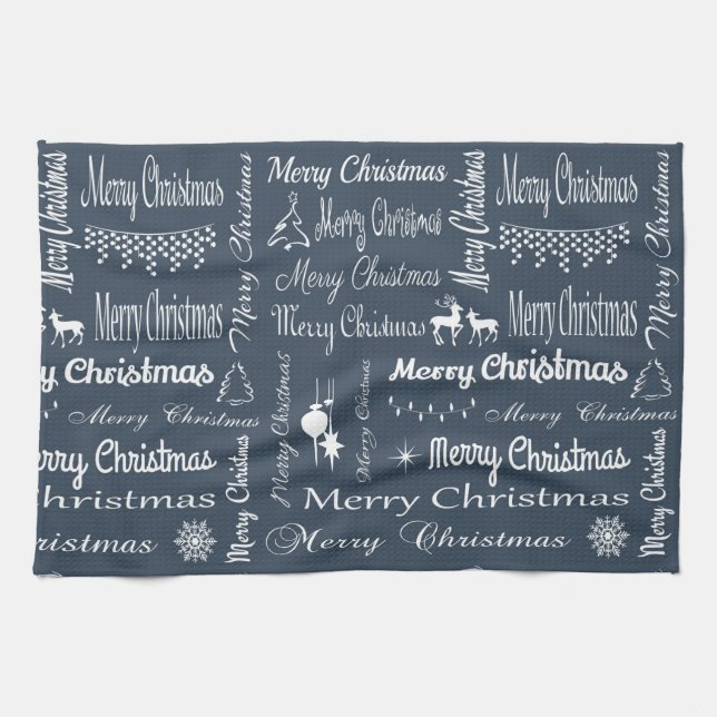 Merry Christmas Tea Towel (Horizontal)