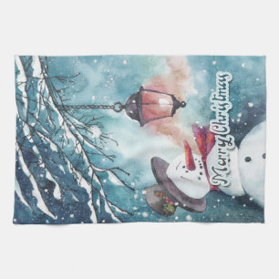 Merry Christmas Tea Towel