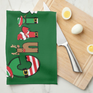 Merry Christmas Tea Towel