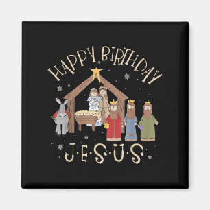 Merry Christmas Tee Uni-christian Family Group Chi Magnet