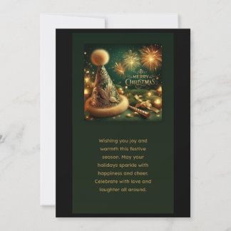 merry christmas thank you card