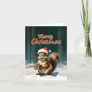 merry christmas thank you card