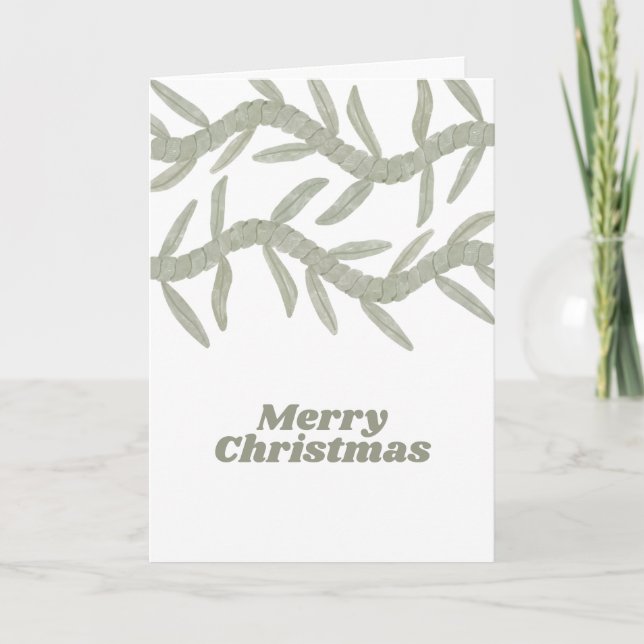 Merry Christmas Thank You Card (Front)