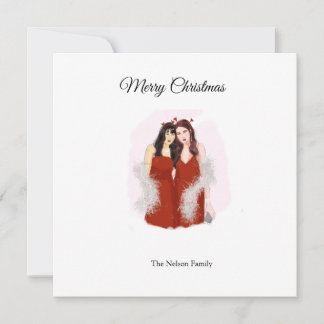 Merry Christmas  Thank You Card
