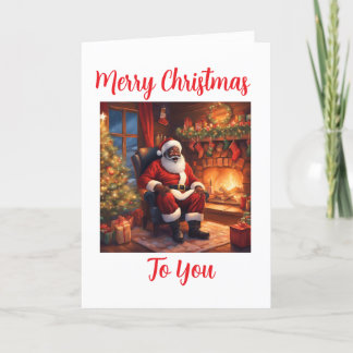 Merry Christmas Thank You Card