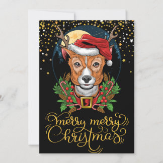 Merry Christmas Thank You Card