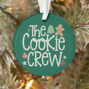 Merry Christmas The Cookie Crew Xmas Matching Ornament