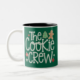 Merry Christmas The Cookie Crew Xmas Matching Two-Tone Coffee Mug