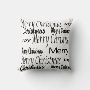 Merry Christmas Throw Pillow