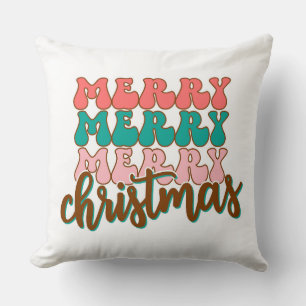 Merry Christmas Throw Pillow