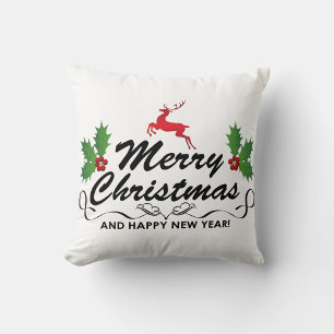 Merry Christmas Throw Pillow