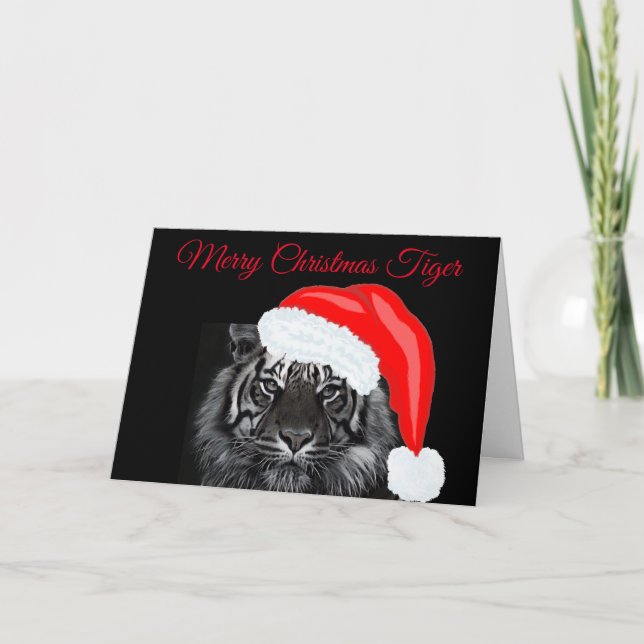 Merry Christmas Tiger Card