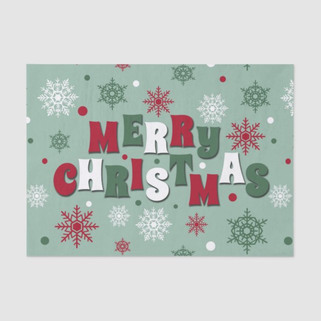 Merry Christmas Tissue Paper (Front)