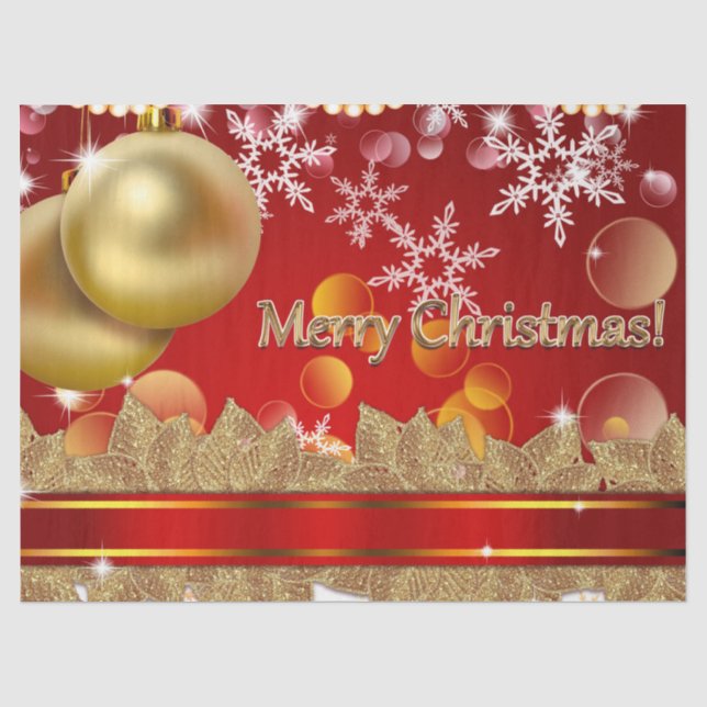 Merry Christmas Tissue Paper (Front)