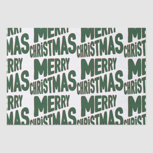 Merry Christmas Tissue Paper (Front)