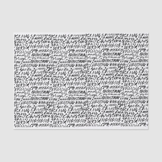Merry Christmas Tissue Paper (Front)