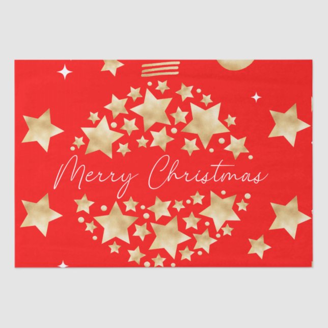 Merry Christmas Tissue paper fancy paper (Front)