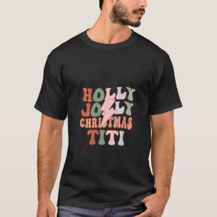 Merry Christmas Titi Retro Xmas Party Family Match T-Shirt