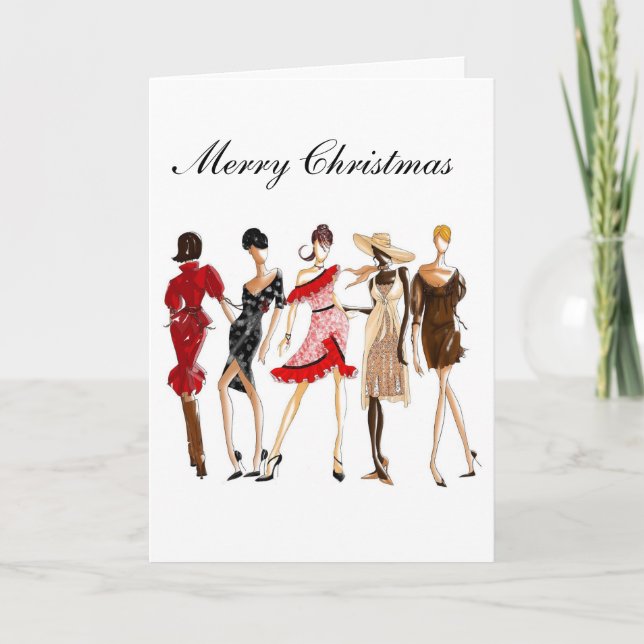 **MERRY CHRISTMAS TO A FASHION ICON** HOLIDAY CARD (Front)