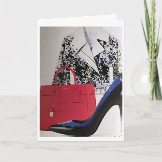 **MERRY CHRISTMAS TO A FASHION ICON** HOLIDAY CARD (Front)