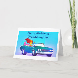 MERRY CHRISTMAS TO A SPECIAL GRANDDAUGHTER HOLIDAY CARD