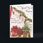 Merry Christmas to a Very Special Friend Christmas Card<br><div class="desc">"Merry Christmas to a Very Special Friend Christmas Card" is a heartwarming way to convey your warm wishes and celebrate your special friendship during the holiday season. This card is perfect for showing your appreciation and spreading joy to a friend who holds a special place in your heart. It's a...</div>