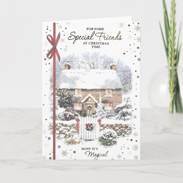 Merry Christmas to a Very Special Friend Christmas Card (Front)