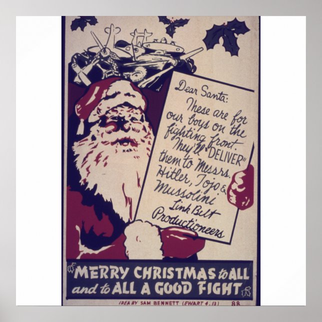 Merry Christmas to All And to All a Good Fight Poster (Front)