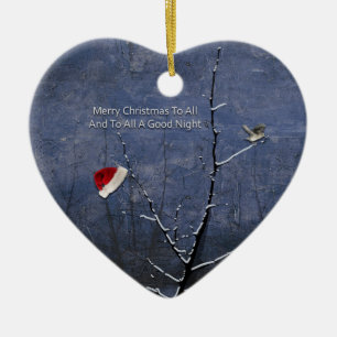 Merry Christmas To All Ceramic Ornament