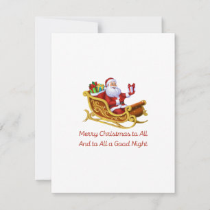Merry Christmas to All on a Holiday Card