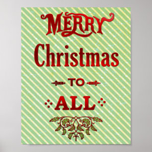 Merry Christmas to All Poster