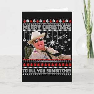 Merry Christmas To All You Sumes Funny Ugly Sweate Card