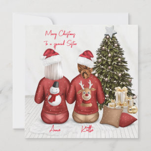 Merry Christmas to Best Friend Christmas Card