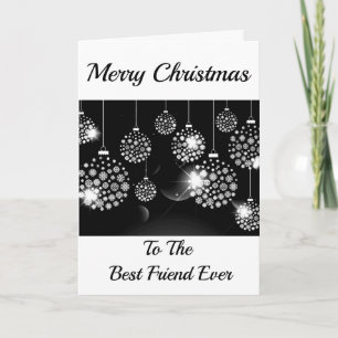*MERRY CHRISTMAS* TO MY **BEST FRIEND** HOLIDAY CARD