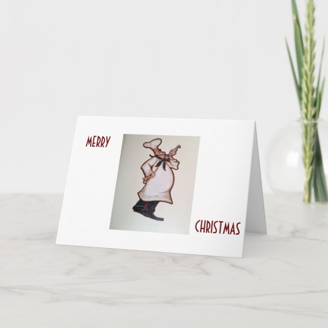 MERRY CHRISTMAS TO MY FAVORITE CHEF HOLIDAY CARD (Front)