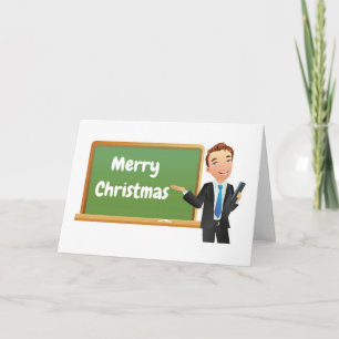 *MERRY CHRISTMAS* TO MY ***FAVORITE TEACHER*** CARD