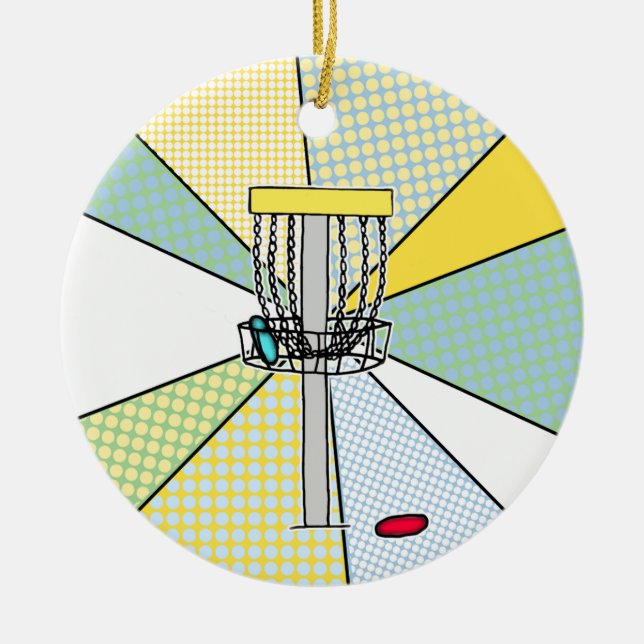 Merry Christmas to my Favourite Disc Golfer   Ceramic Ornament (Front)