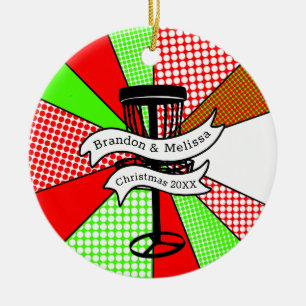 Merry Christmas to my Favourite Disc Golfer  Ceramic Ornament