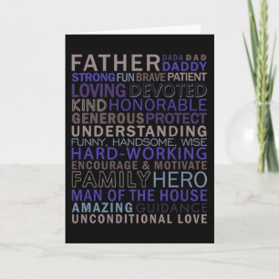 **MERRY CHRISTMAS** TO MY LOVING "DAD" CARD