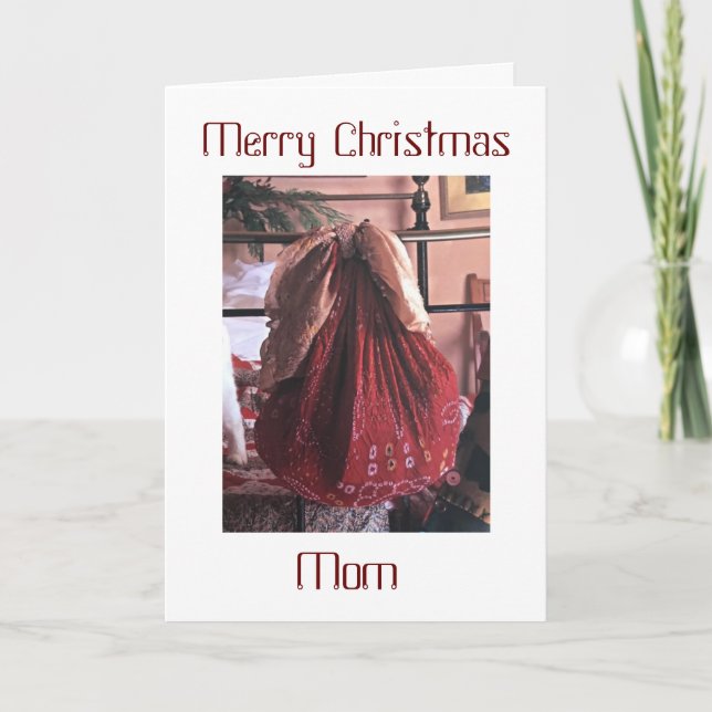 MERRY CHRISTMAS TO **MY MOM** HOLIDAY CARD (Front)