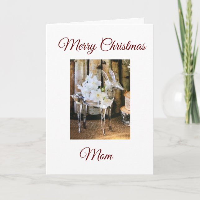 MERRY CHRISTMAS TO **MY MOM** HOLIDAY CARD (Front)