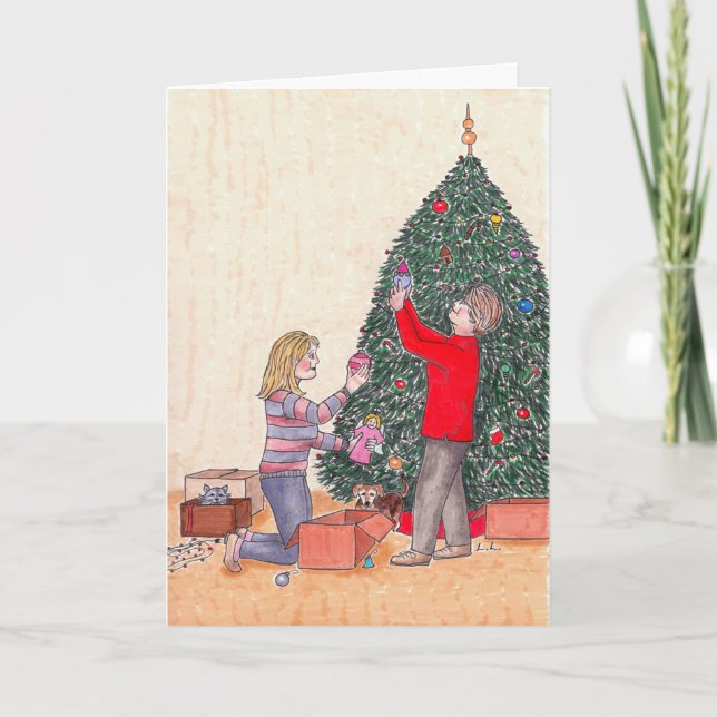 Merry Christmas to my Mum Holiday Card (Front)