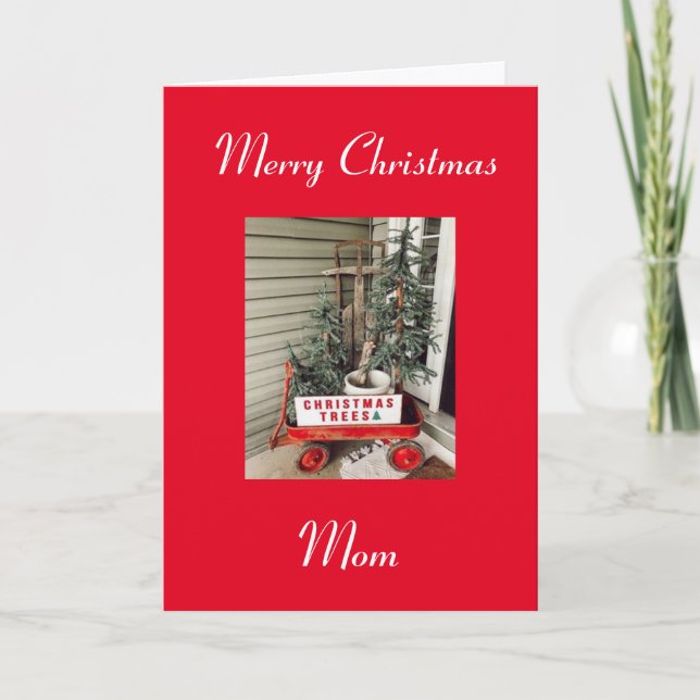 **MERRY CHRISTMAS** TO MY SPECIAL **MOM** CARD (Front)