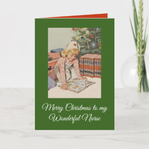 Merry Christmas to my Wonderful Nurse Holiday Card