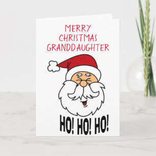 *MERRY CHRISTMAS* to our *GRANDDAUGHTER* CHRISTMAS Holiday Card