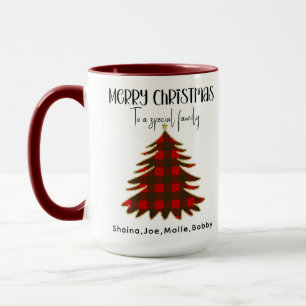 Merry Christmas to Special Family christmas tree Mug