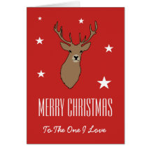 Merry Christmas To The One I Love Card