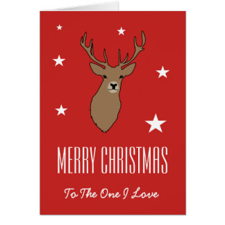 Merry Christmas To The One I Love Card